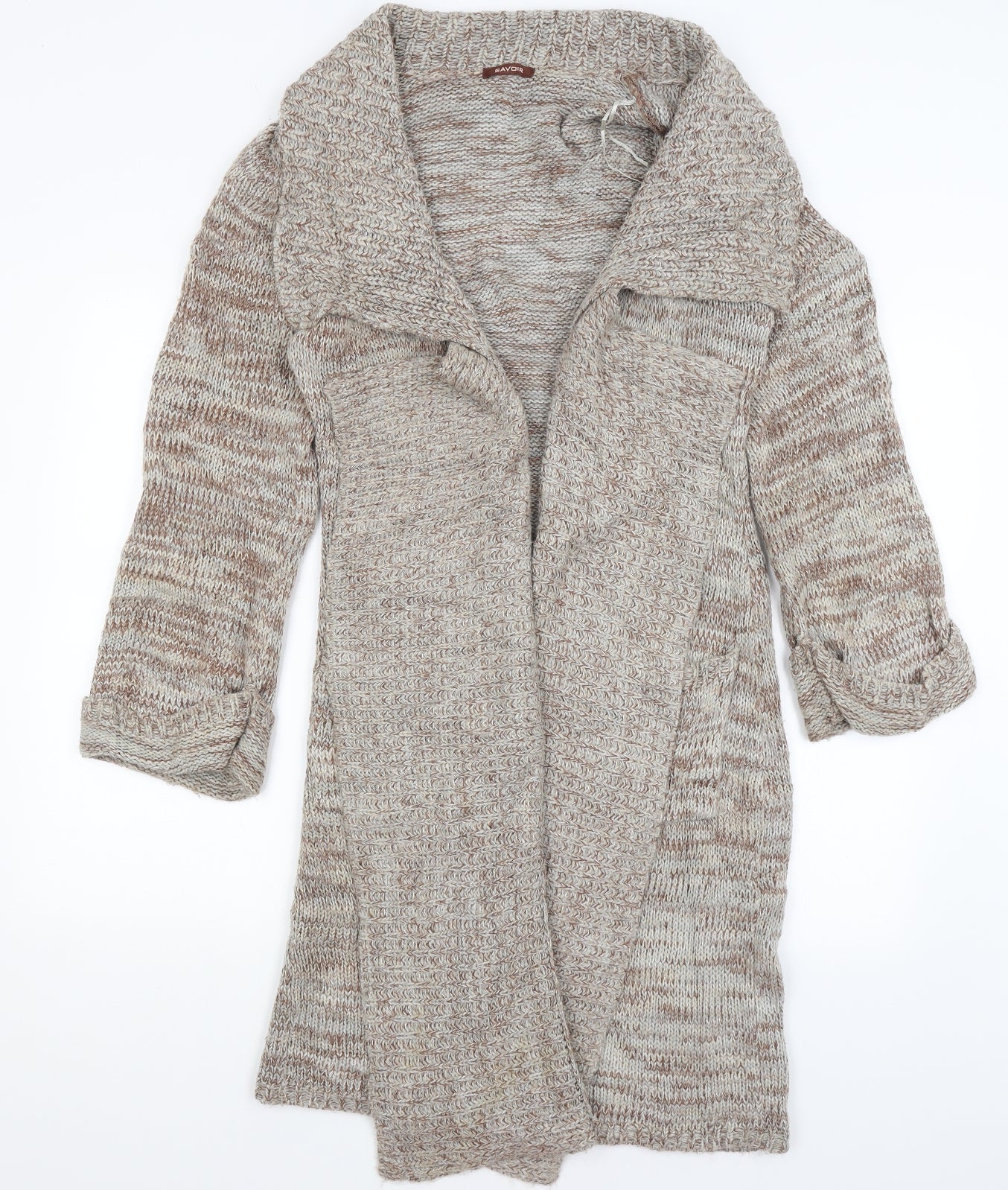 Savoir Womens Brown   Cardigan Jumper Size 12