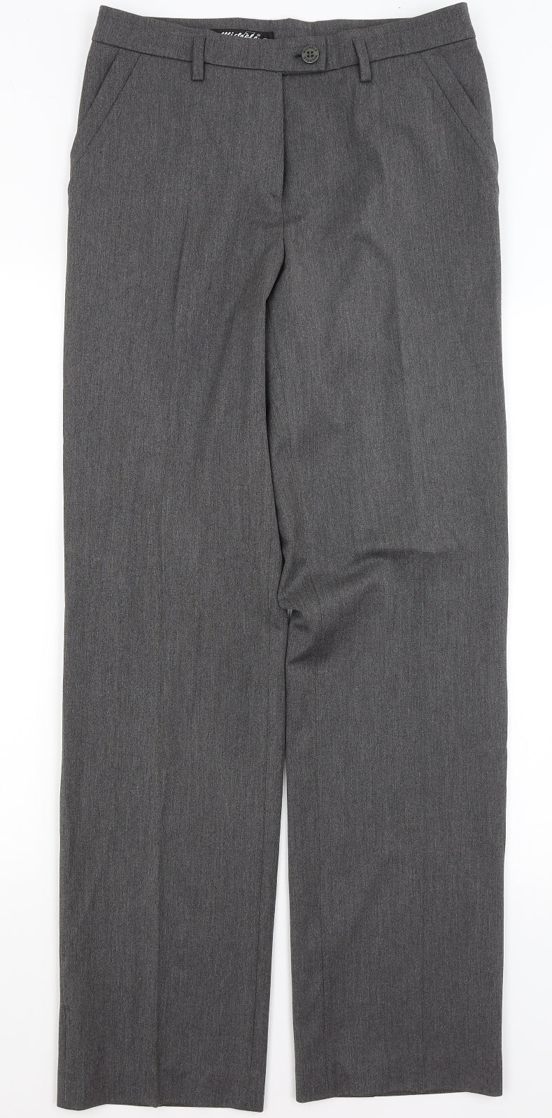 MICHELE Womens Grey   Trousers  Size 10 L32 in