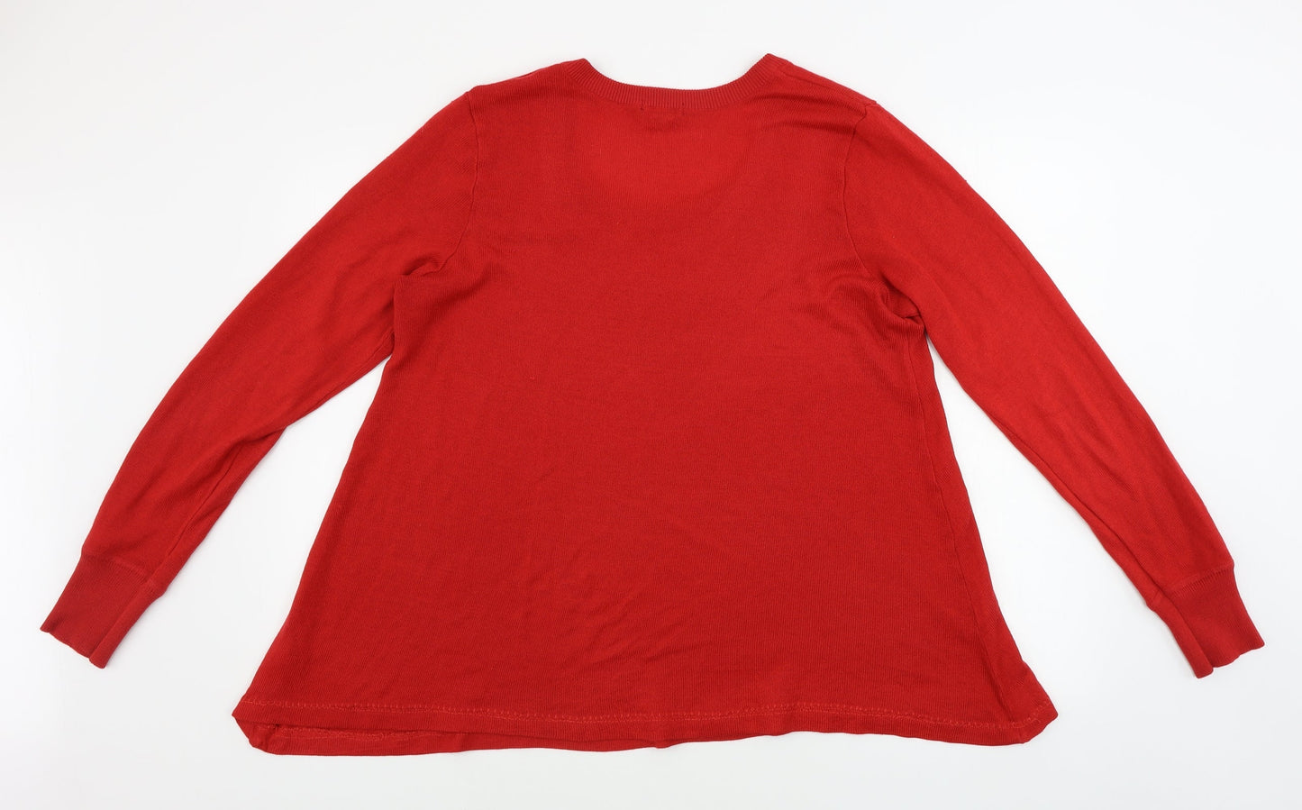 H&M  Womens Red   Pullover Jumper Size 2XL