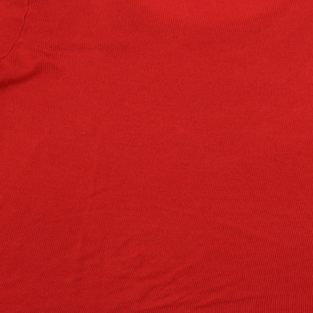 H&M  Womens Red   Pullover Jumper Size 2XL