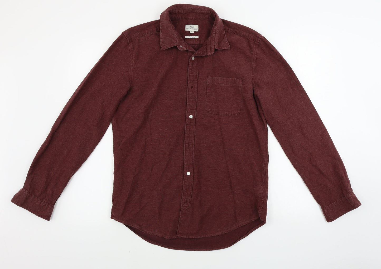 NEXT  Mens Brown    Button-Up Size M