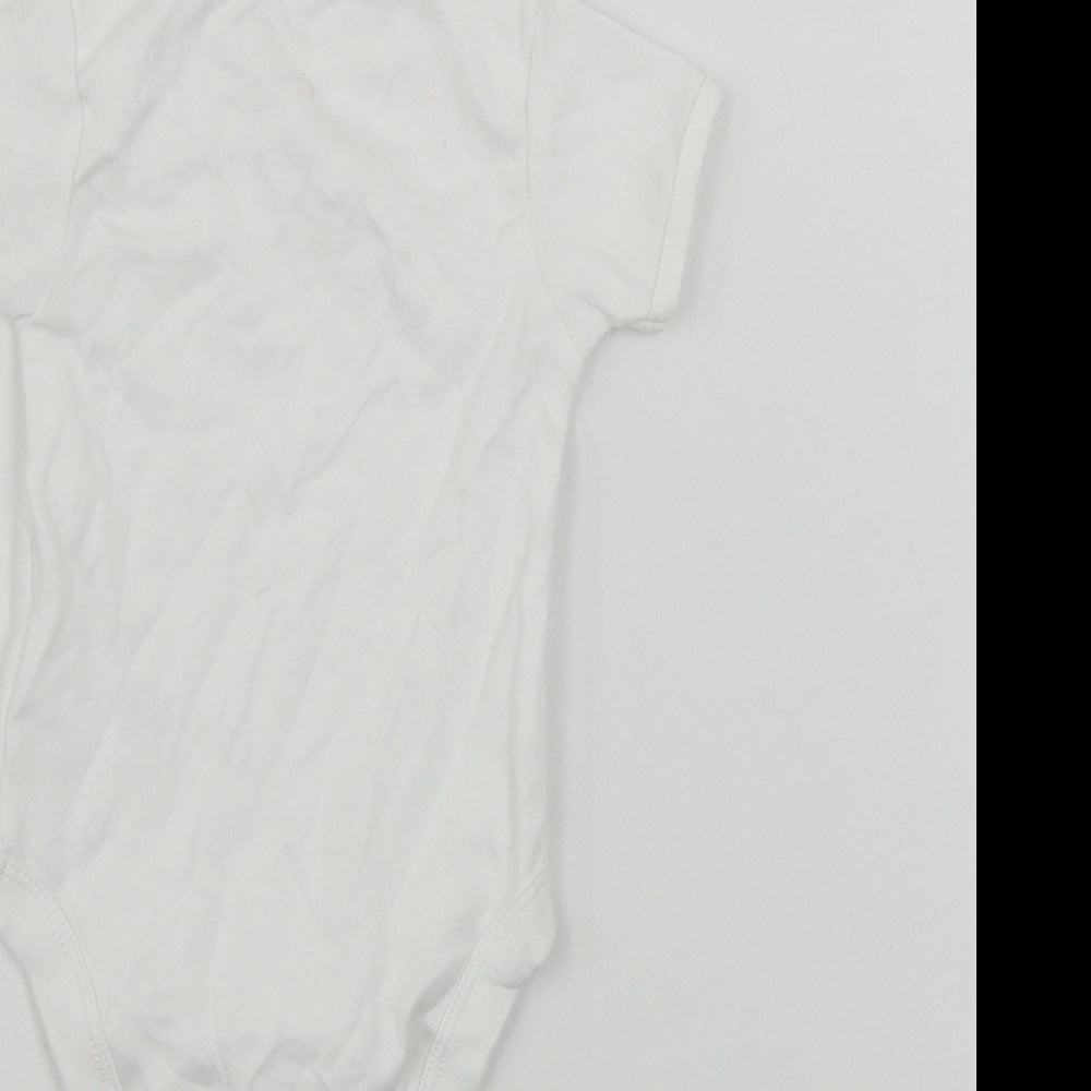 George  Boys White   Babygrow One-Piece Size 0-3 Months