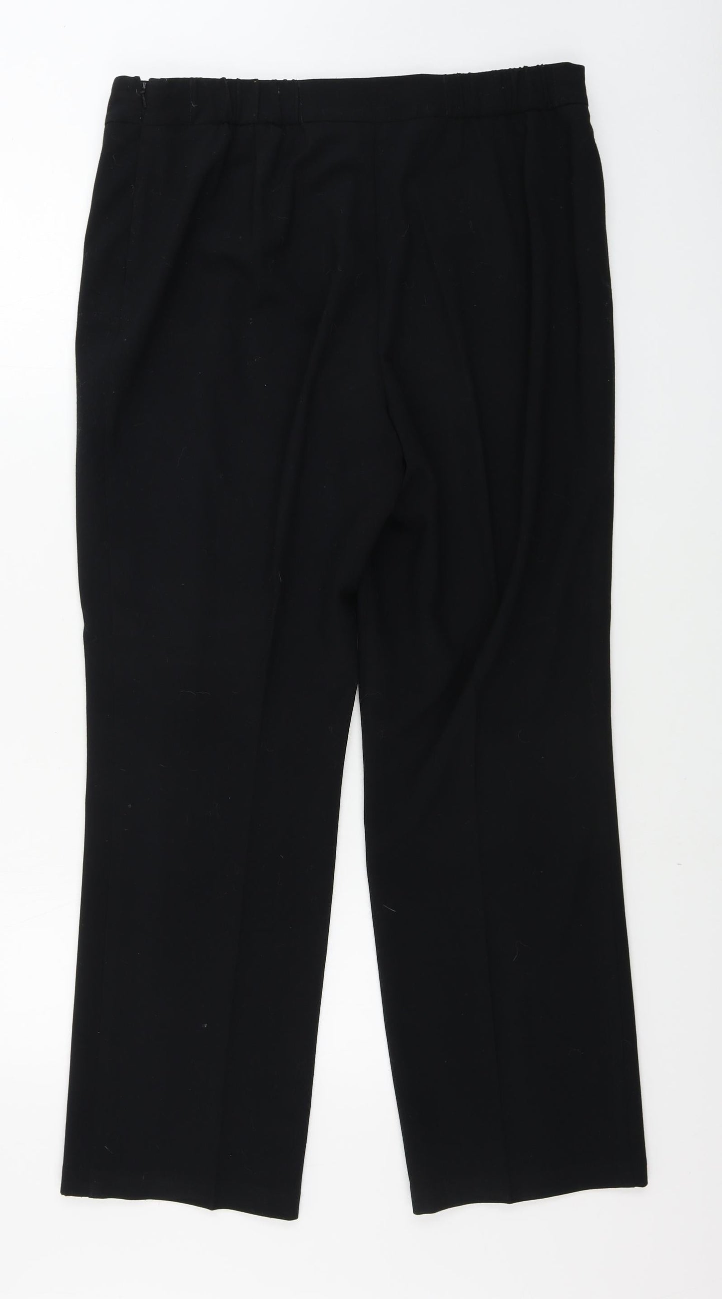 Marks and Spencer  Womens Black   Trousers  Size 14 L28 in
