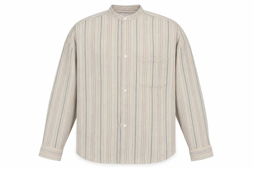 MC Casuals Mens Beige Check   Button-Up Size M