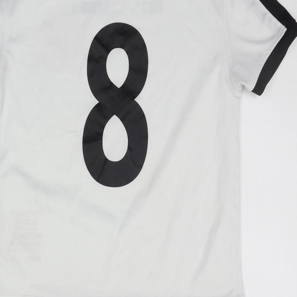 Givova Boys White   Basic T-Shirt Size XL