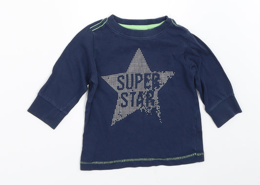NEXT Boys Blue   Basic T-Shirt Size 6-9 Months