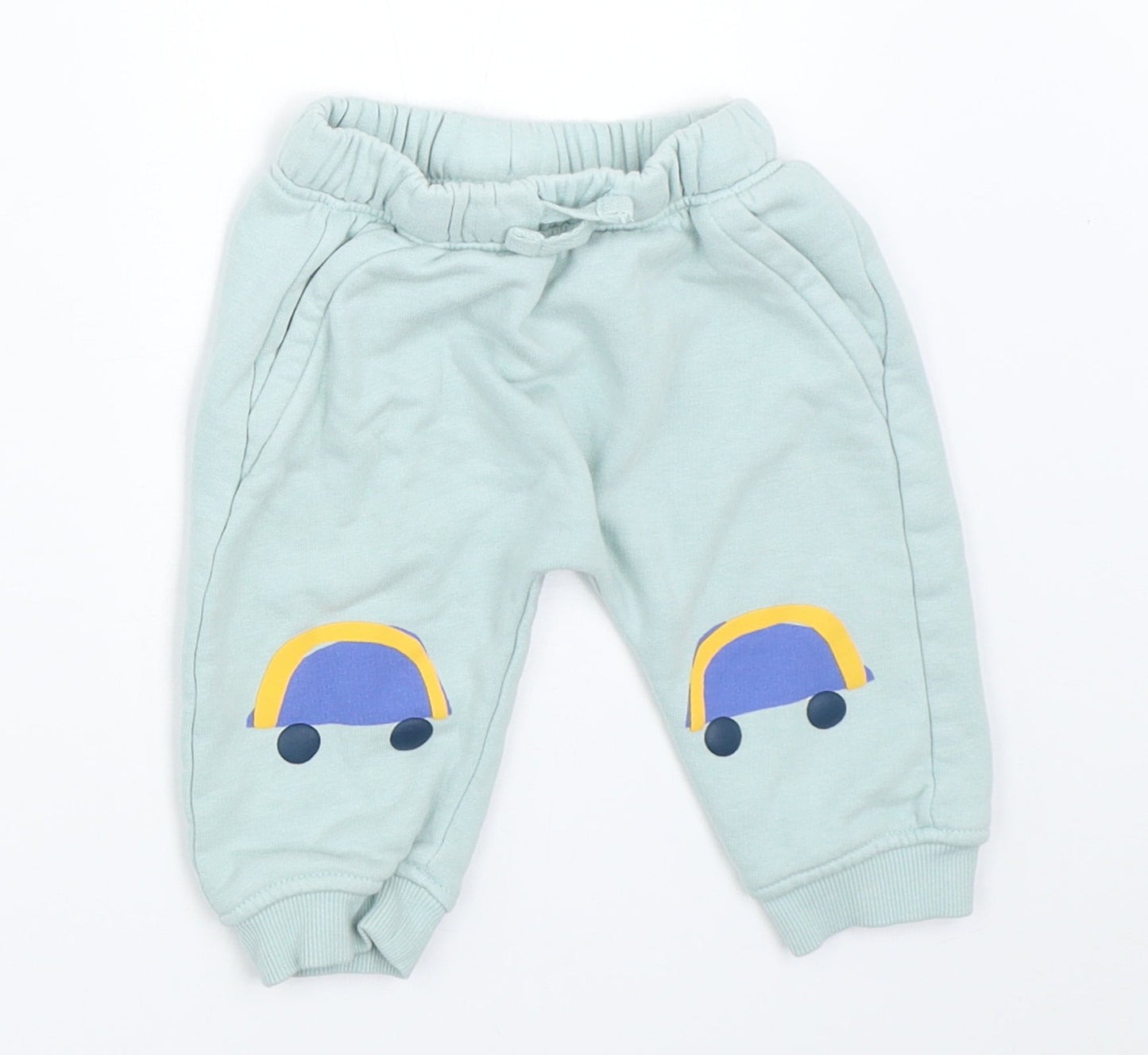 Marks and Spencer Boys Blue   Jogger Trousers Size 3-6 Months