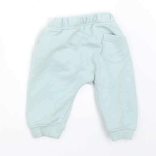 Marks and Spencer Boys Blue   Jogger Trousers Size 3-6 Months
