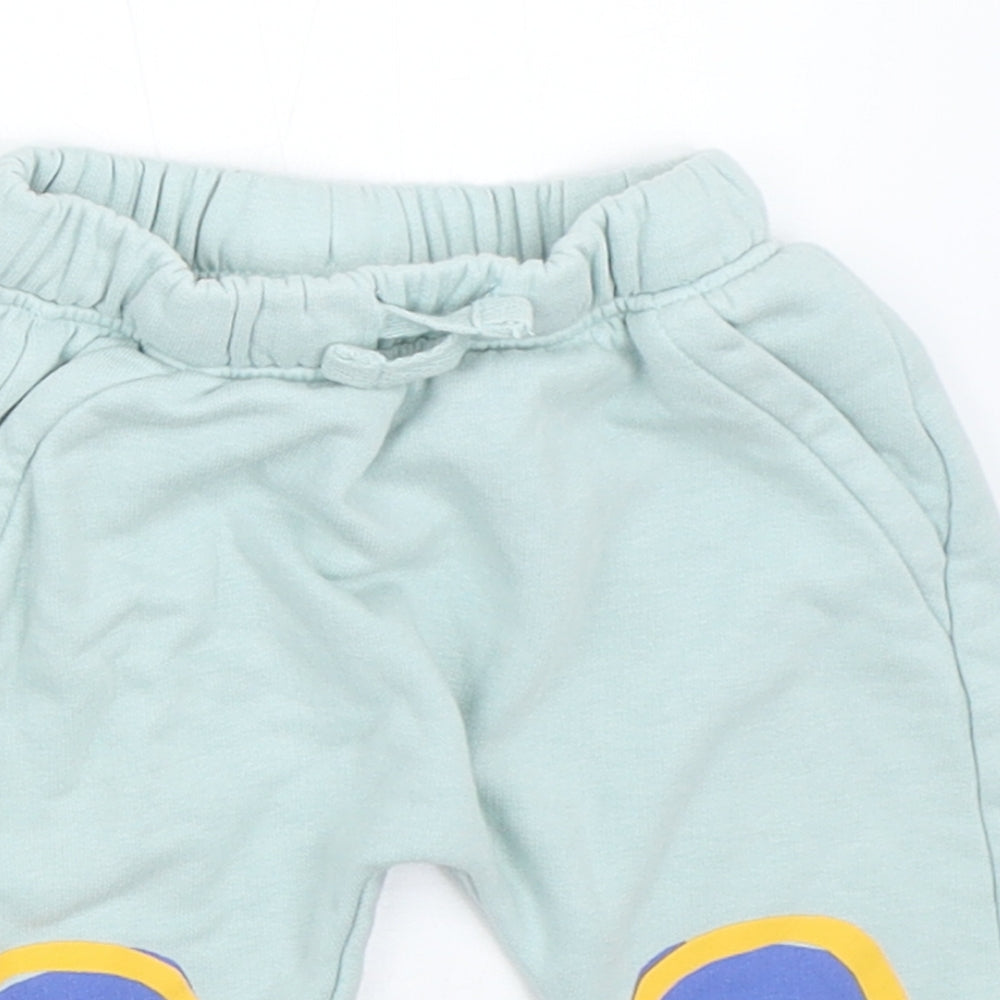 Marks and Spencer Boys Blue   Jogger Trousers Size 3-6 Months