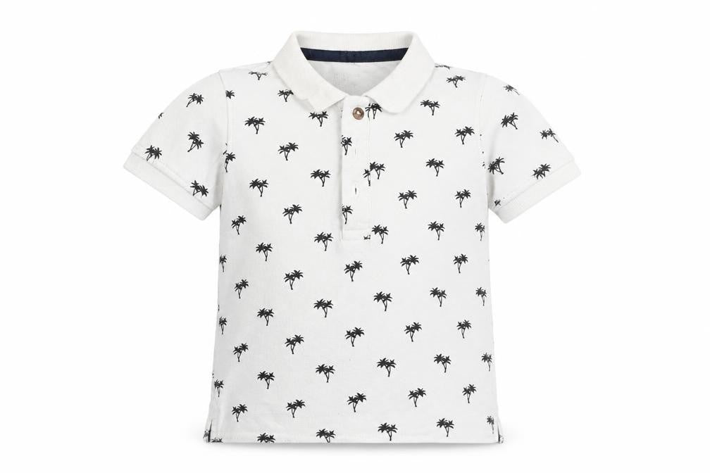 Primark Boys White   Basic Polo Size 2-3 Years