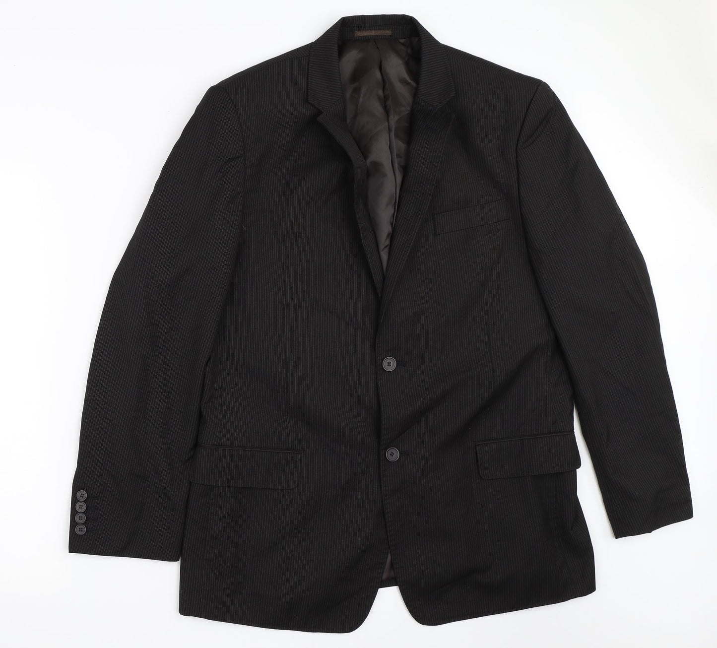 Butler & Webb Mens Black   Jacket Blazer Size 44