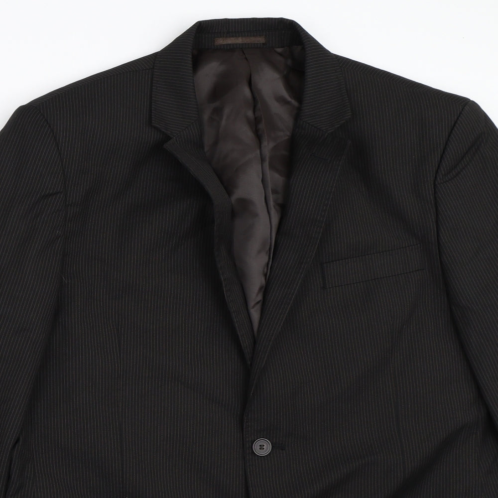 Butler & Webb Mens Black   Jacket Blazer Size 44