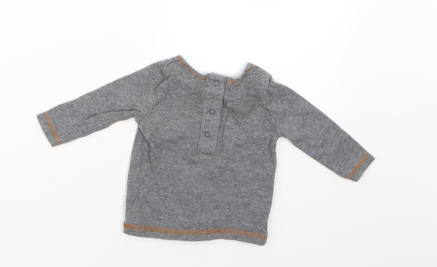 NEXT Baby Grey   Basic T-Shirt Size 0-3 Months