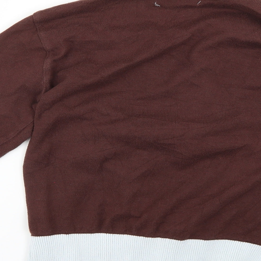 vacant Womens Brown   Cardigan Jumper Size M