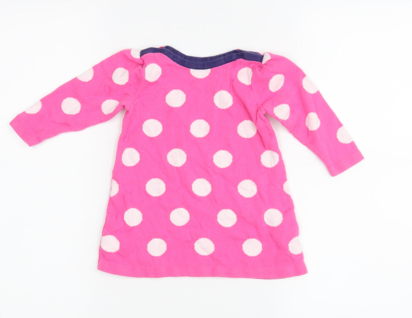 M Girls Pink Polka Dot  Basic Casual Size 6-9 Months