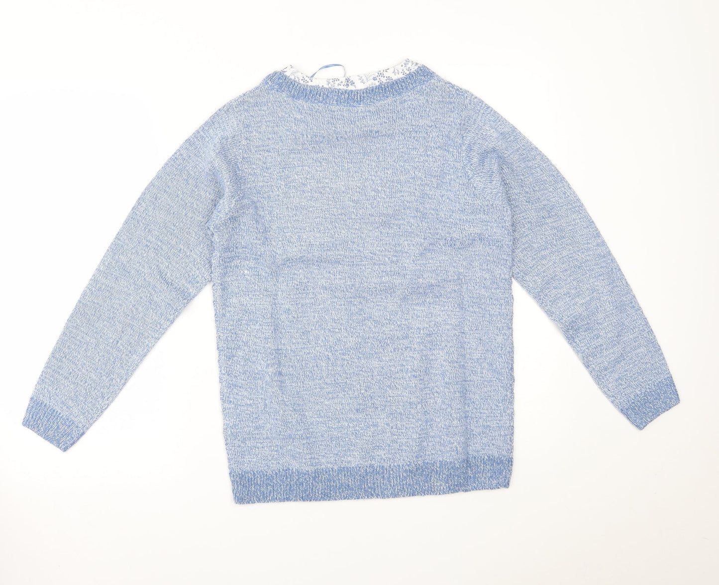 ISLE Womens Blue   Pullover Jumper Size S