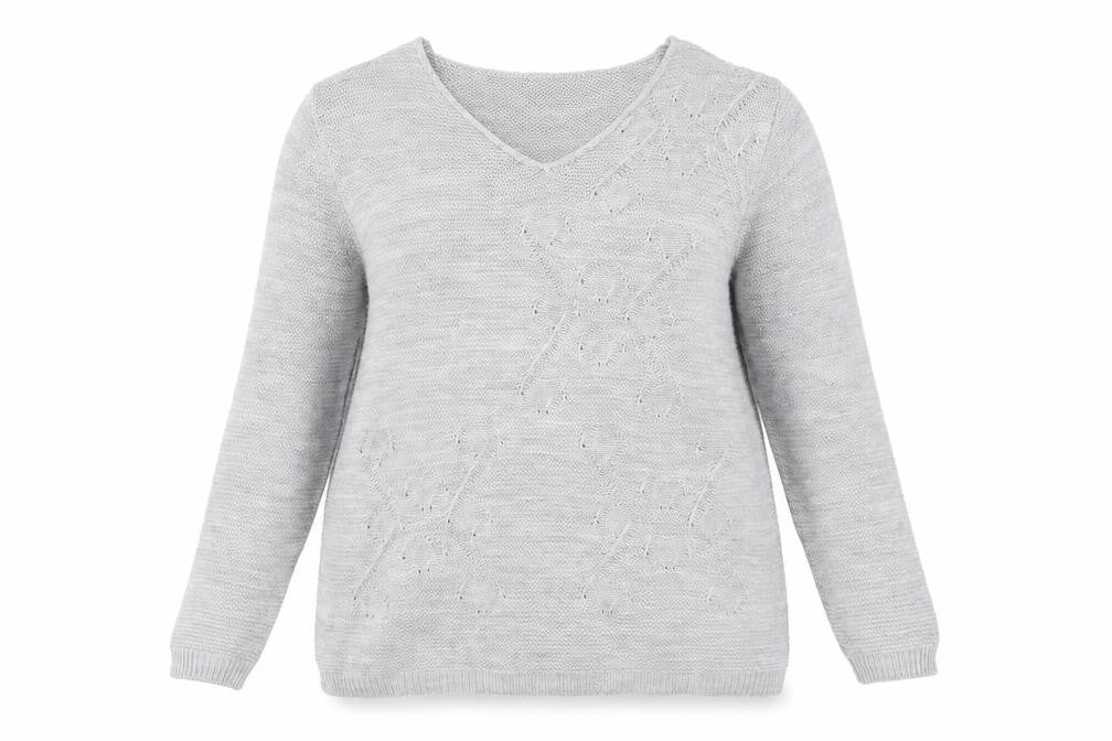 Ivy Womens Grey   Pullover Jumper Size M