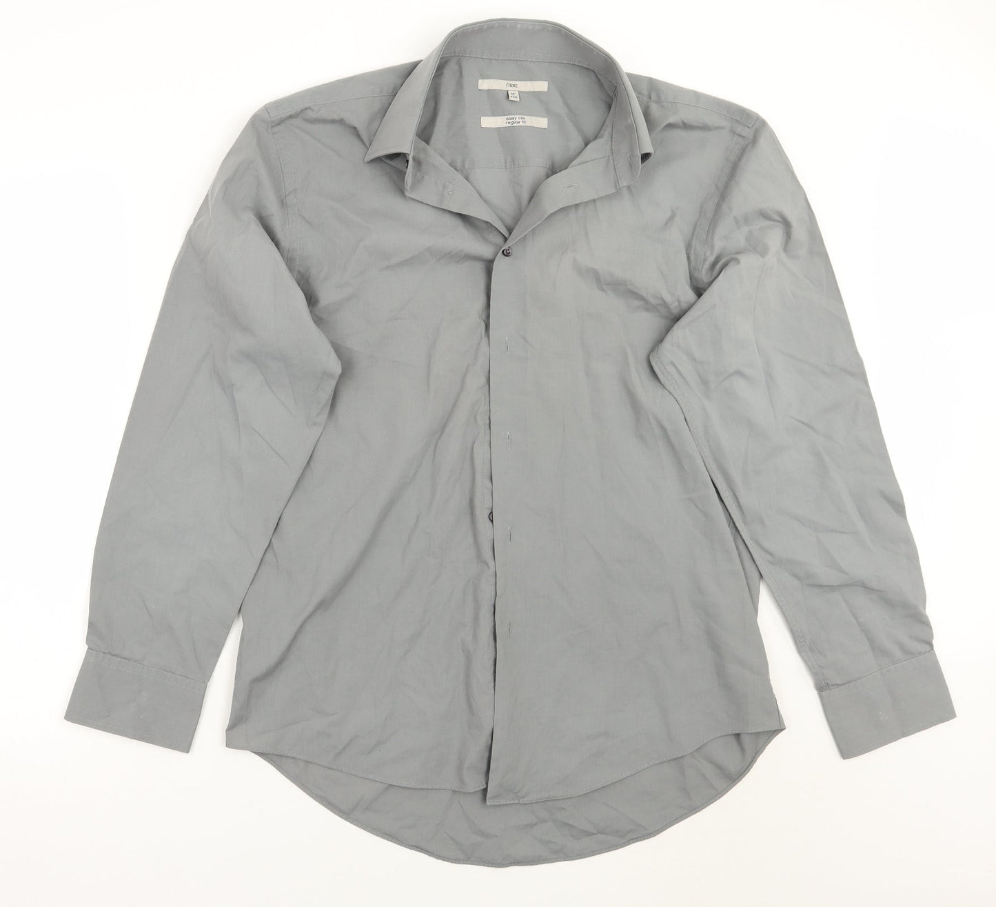 NEXT Mens Grey    Button-Up Size 16