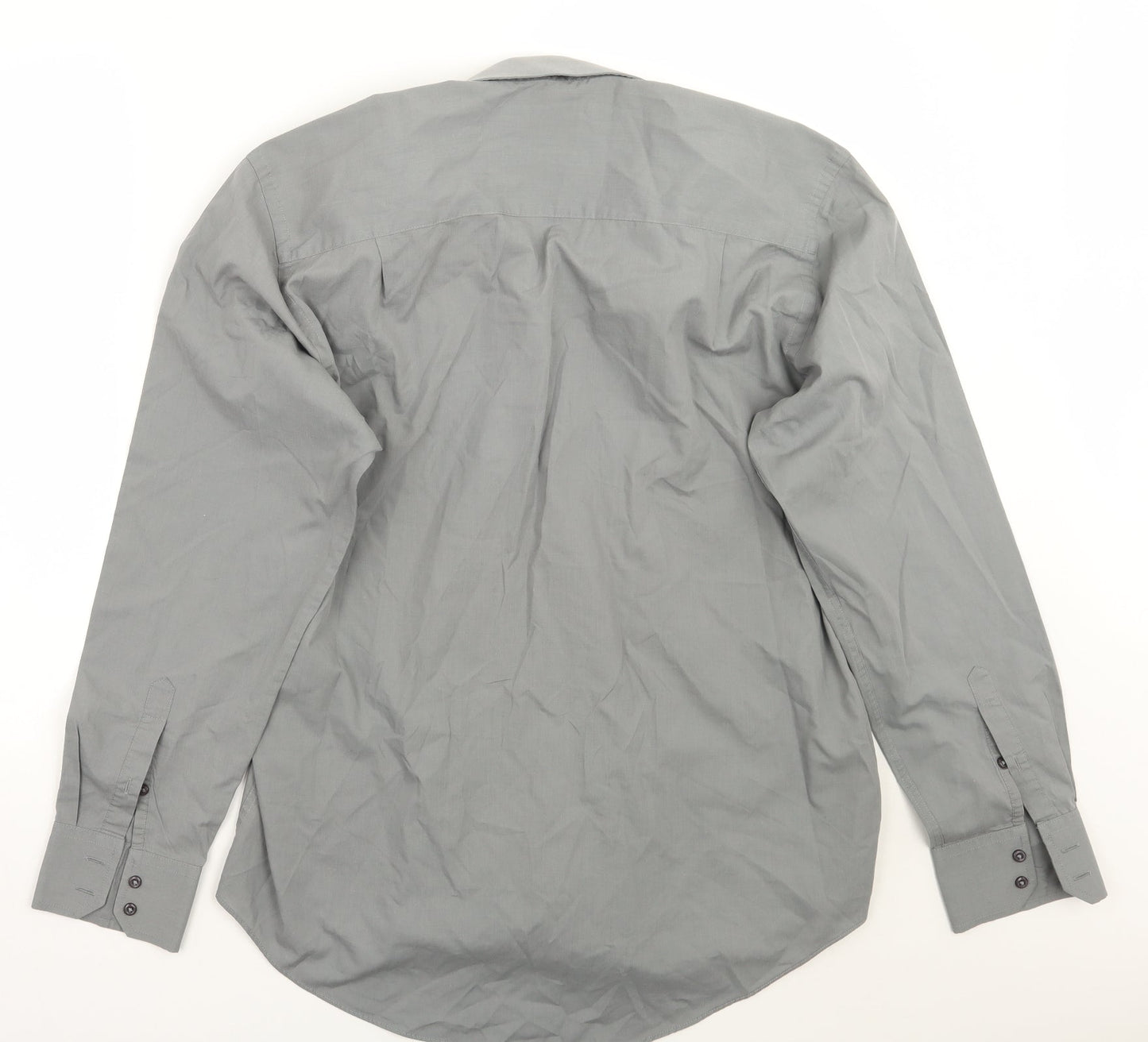 NEXT Mens Grey    Button-Up Size 16