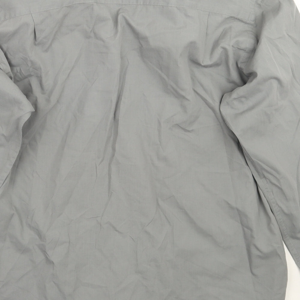 NEXT Mens Grey    Button-Up Size 16