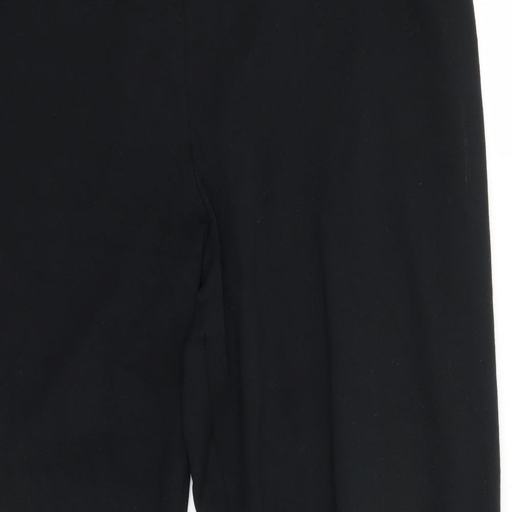 Marks and Spencer Womens Black   Trousers  Size 14 L26 in