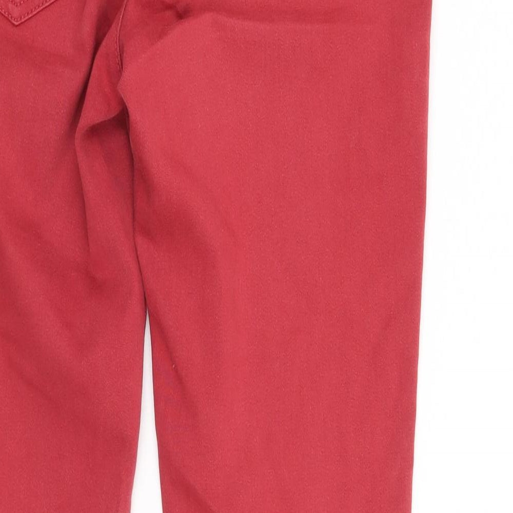 NEXT Womens Red   Jegging Jeans Size 8 L28 in