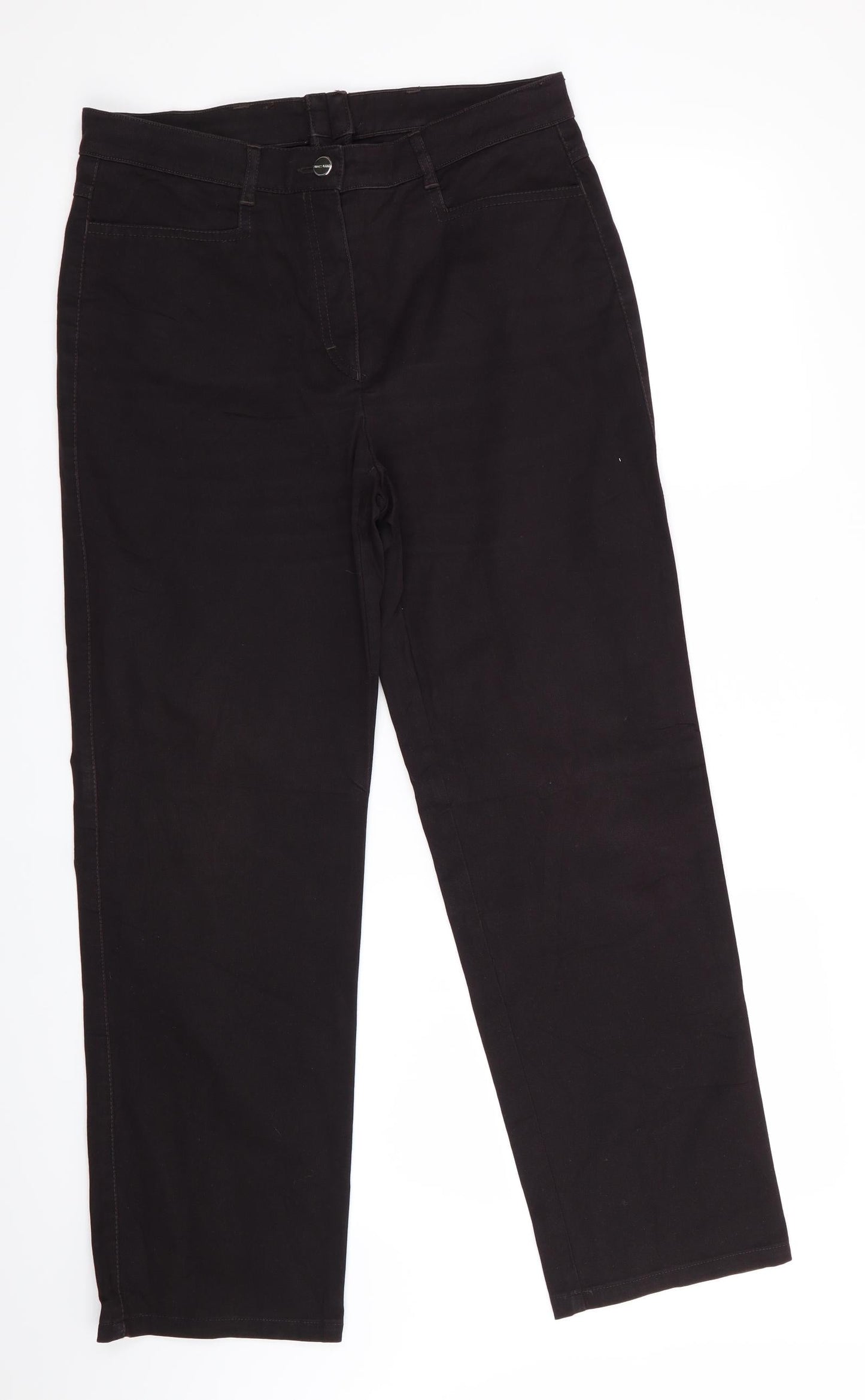 ZERRES Womens Brown   Trousers  Size 10 L27 in