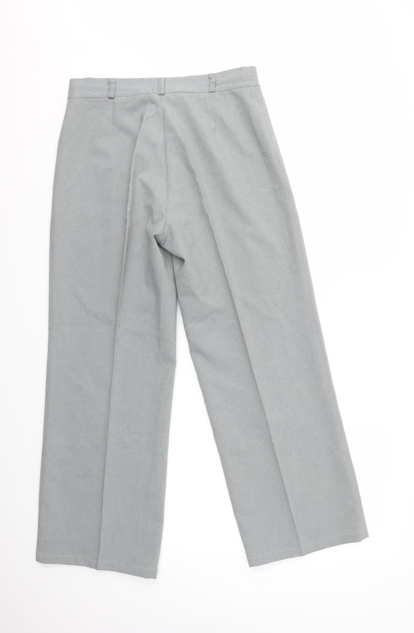 Street One Womens Grey   Dress Pants Trousers Size 14 L27 in