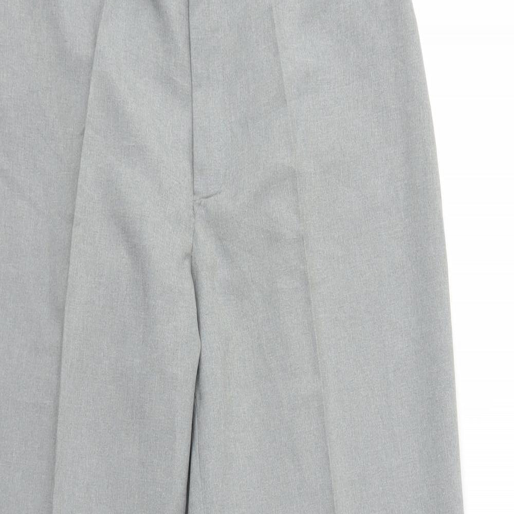 Street One Womens Grey   Dress Pants Trousers Size 14 L27 in