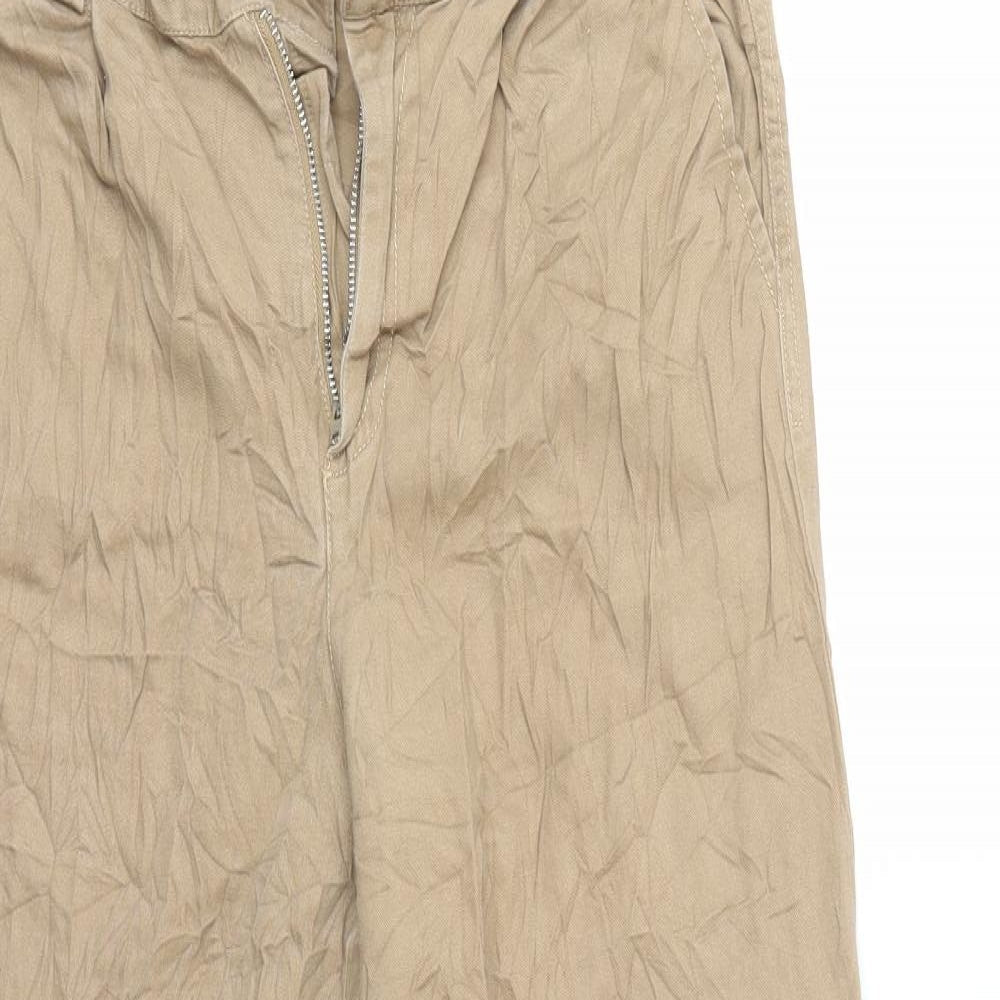 Astradivarius Womens Brown   Chino Trousers Size S L26 in