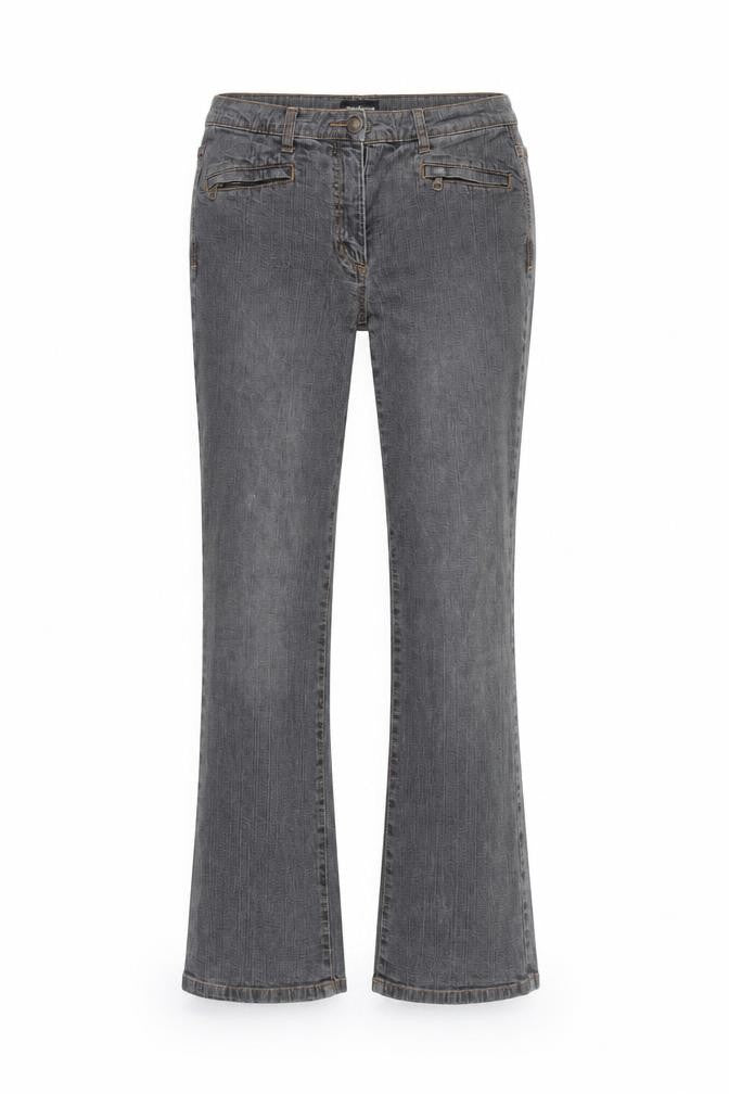 Mia Linea Womens Grey   Bootcut Jeans Size 32 in L30 in