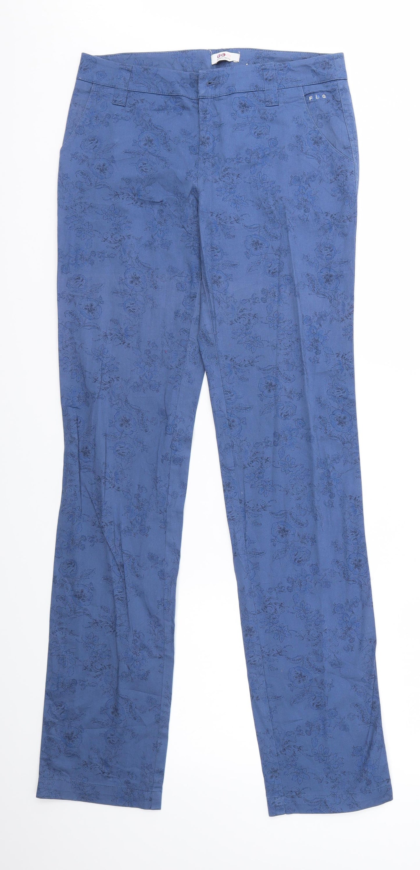 FLG Womens Multicoloured   Trousers  Size 10 L33 in
