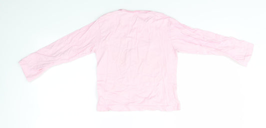 Preworn Girls Multicoloured Solid  Top Pyjama Top Size 7-8 Years  - SLEEPOVER