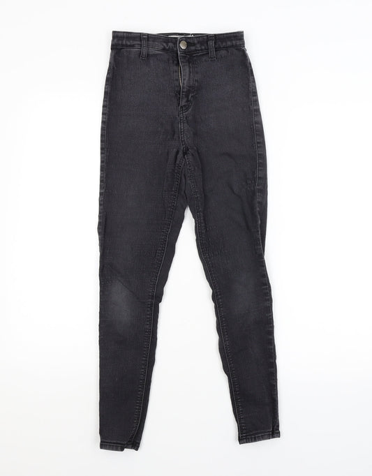 Topshop Womens Grey   Skinny Jeans Size 26 in L30 in