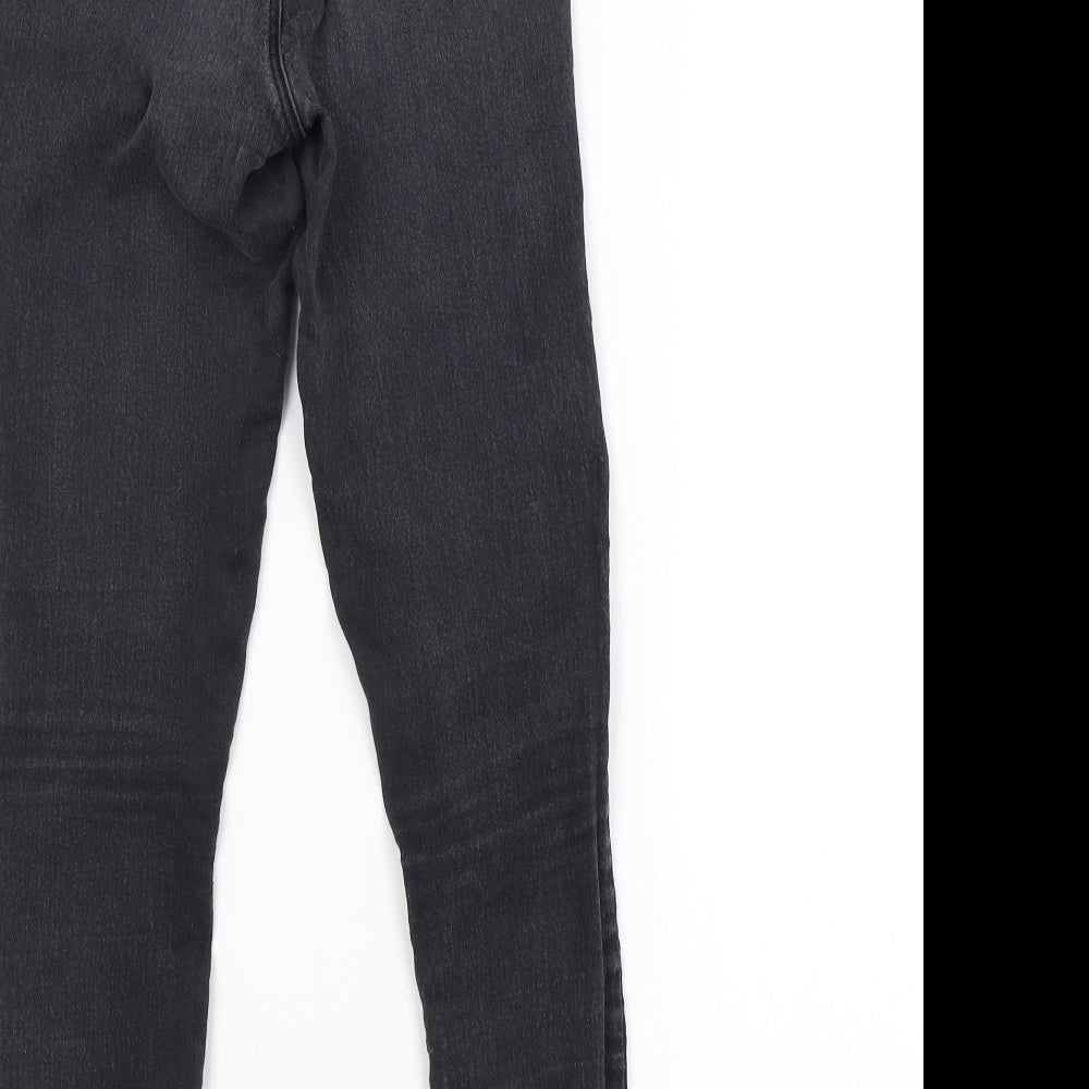 Topshop Womens Grey   Skinny Jeans Size 26 in L30 in