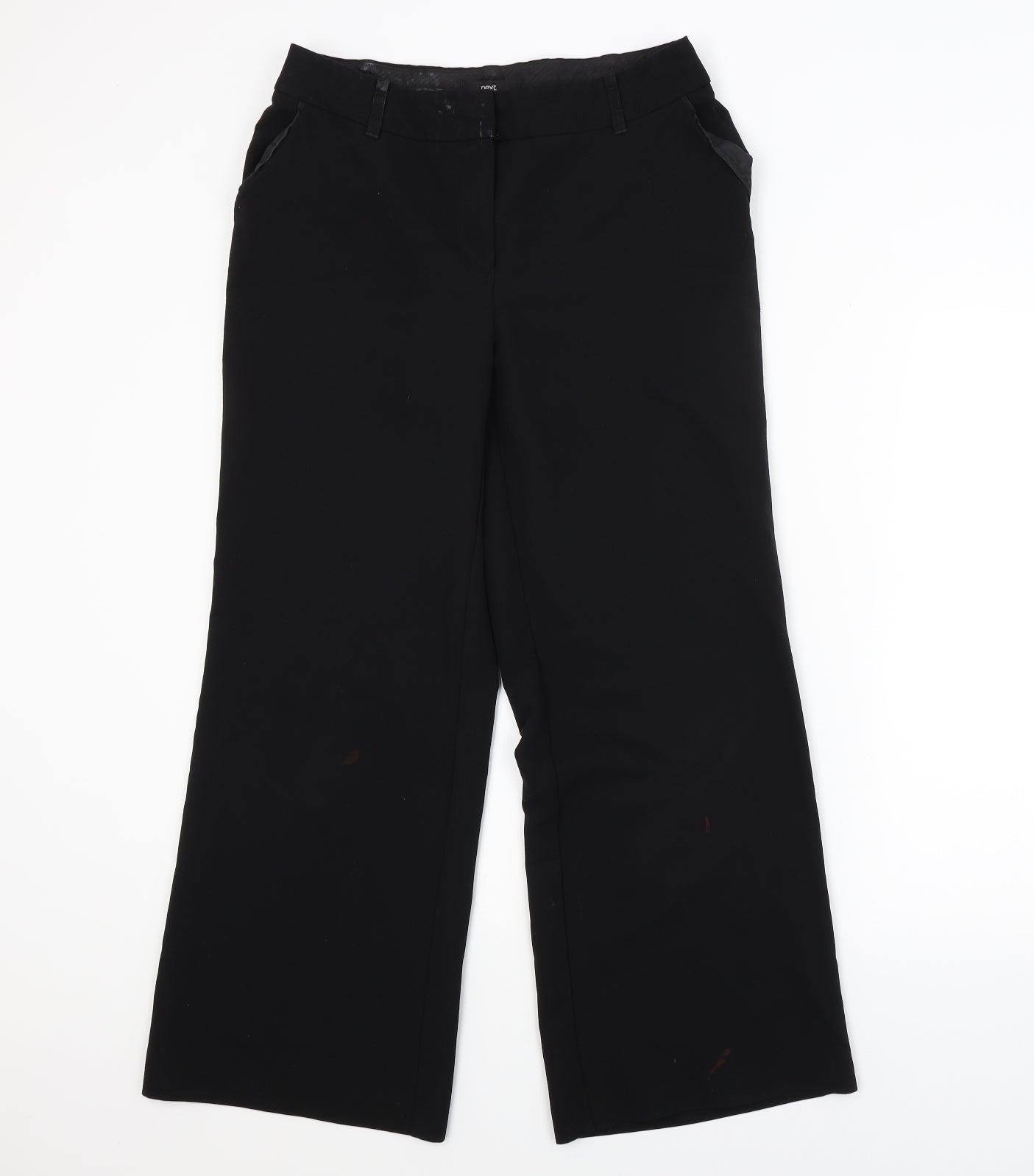 NEXT Womens Black   Trousers  Size 12 L27 in