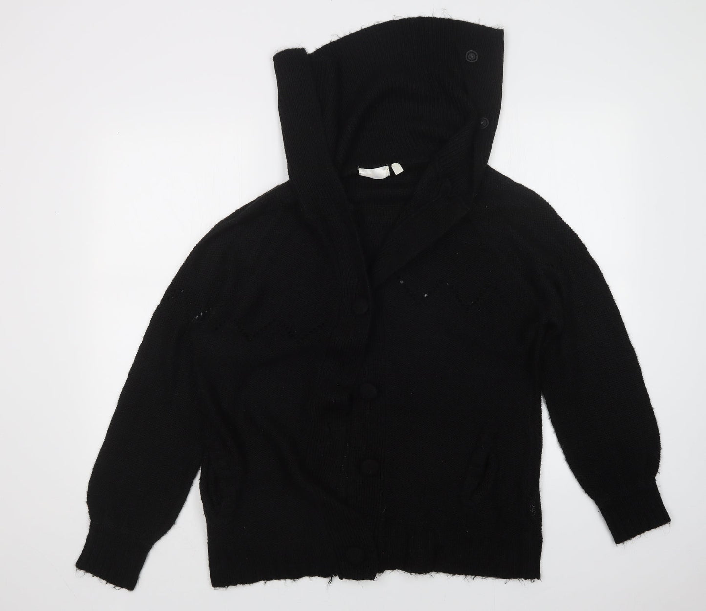 VICTORIA JAYN Womens Black   Cardigan Jumper Size L