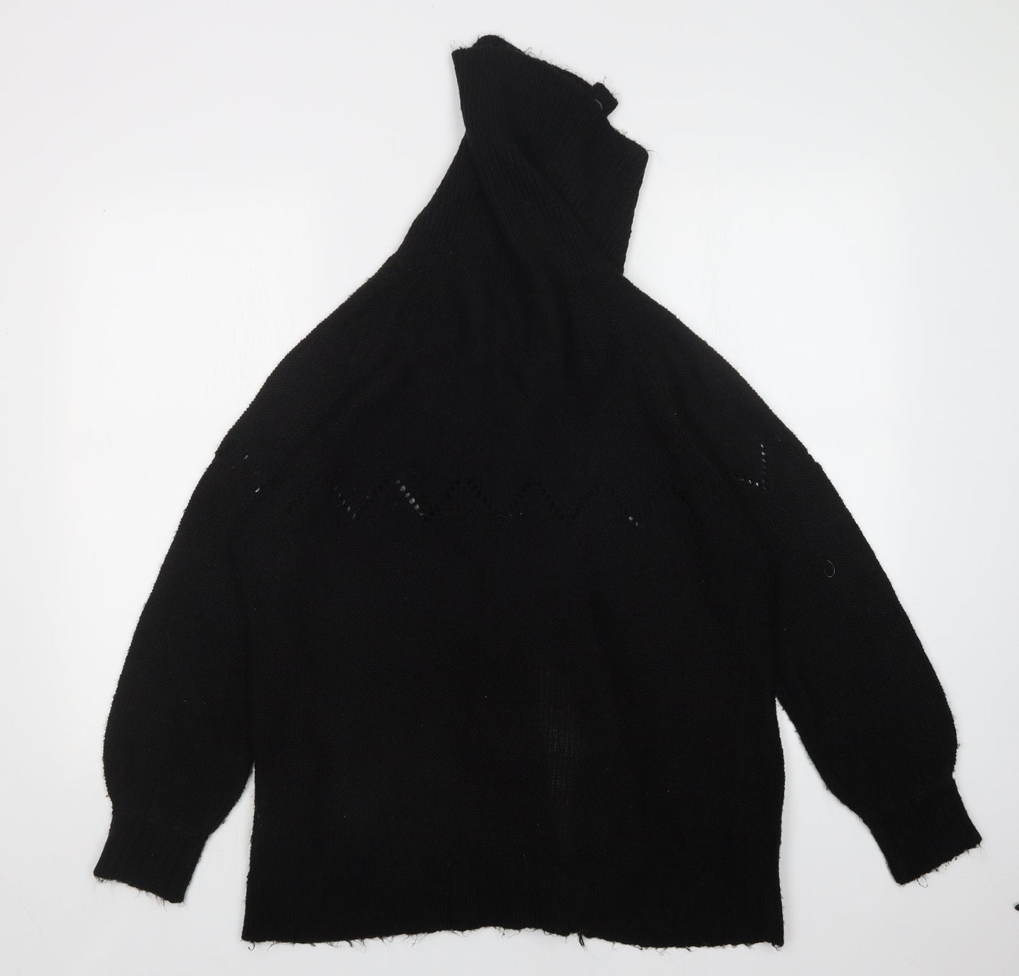 VICTORIA JAYN Womens Black   Cardigan Jumper Size L