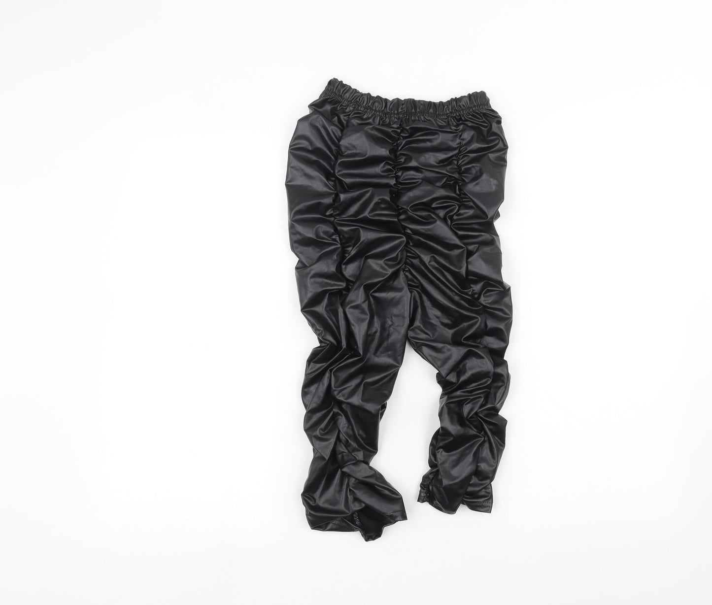 PRETTYLITTLETHING Womens Black   Trousers  Size 4 L20 in