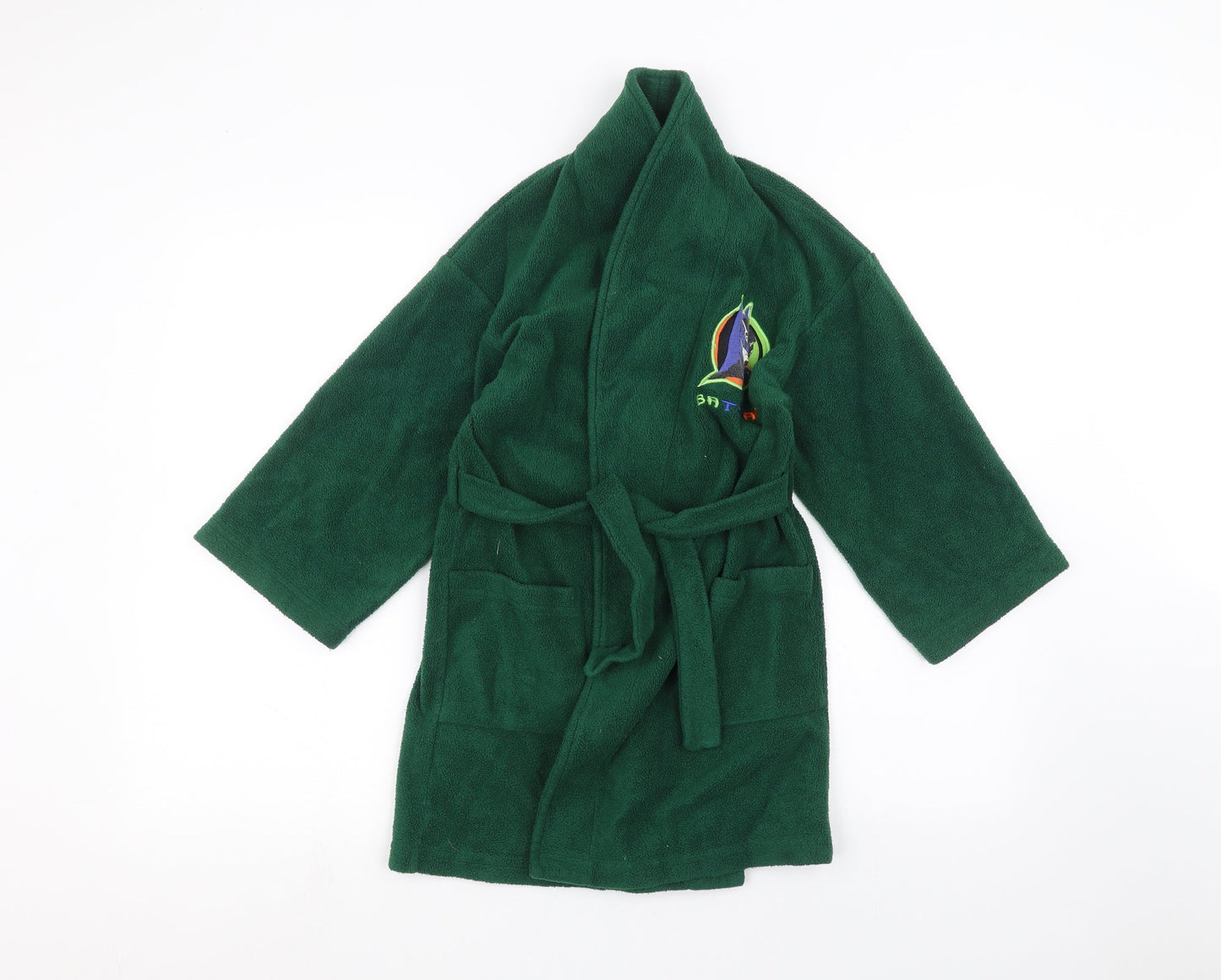 Marks and Spencer Girls Green Solid  Cami Robe Size 7-8 Years