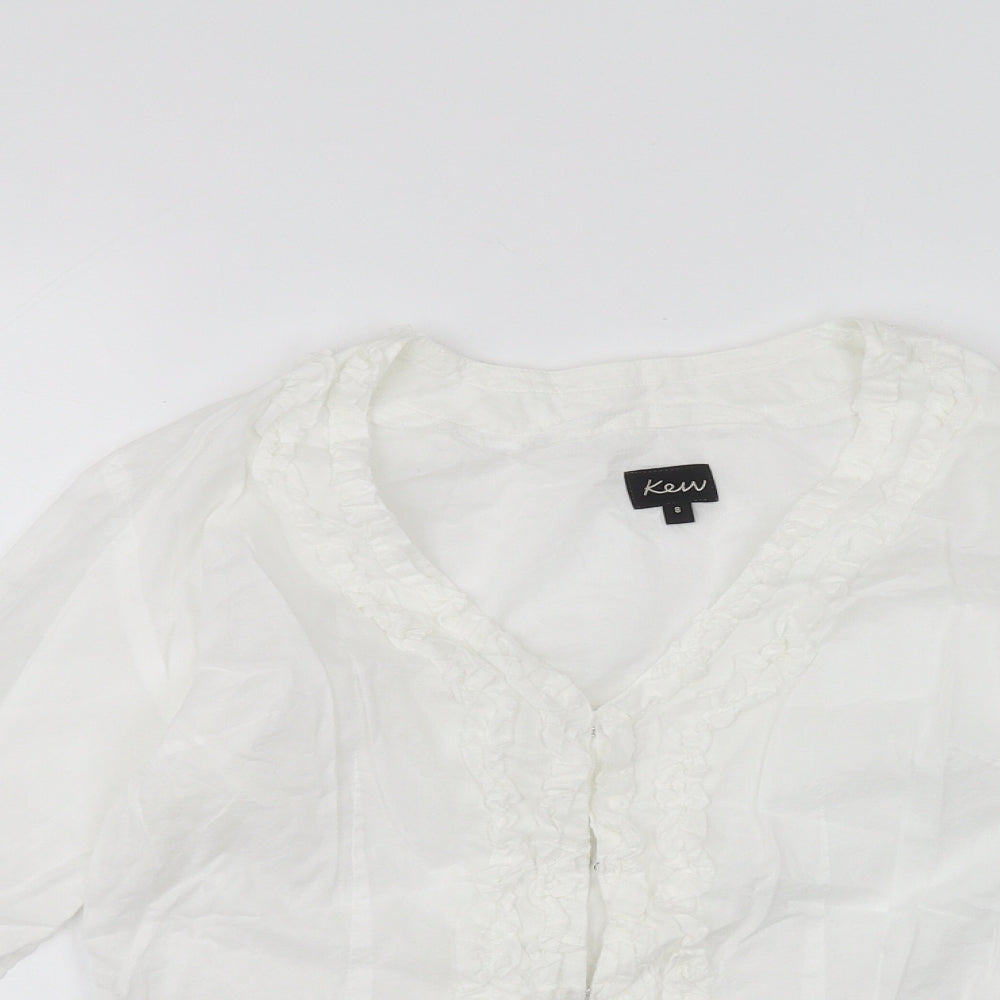 ken Womens White   Cardigan Jumper Size 8