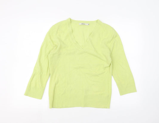 M&Co Womens Green   Basic T-Shirt Size M