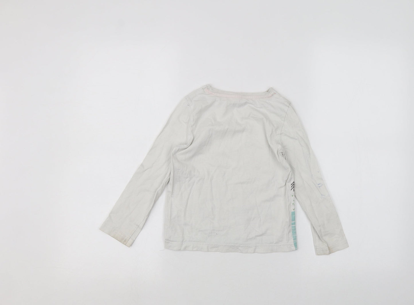 Nutmeg Boys White   Basic T-Shirt Size 4 Years