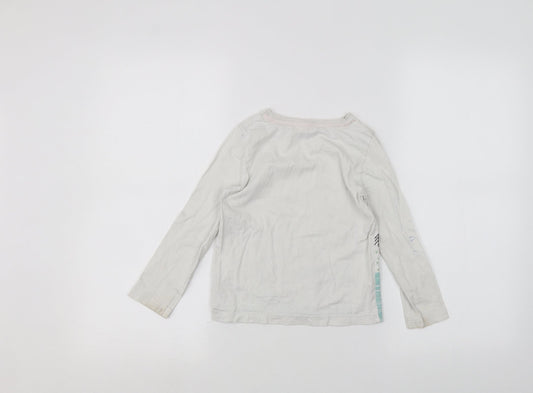 Nutmeg Boys White   Basic T-Shirt Size 4 Years