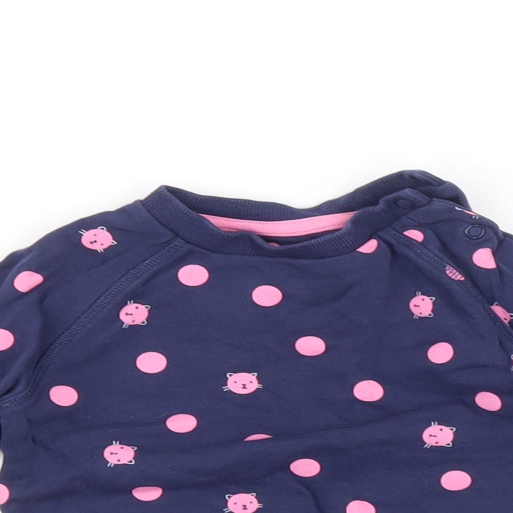 Mothercare Baby Multicoloured Polka Dot  Pullover Jumper Size 9-12 Months