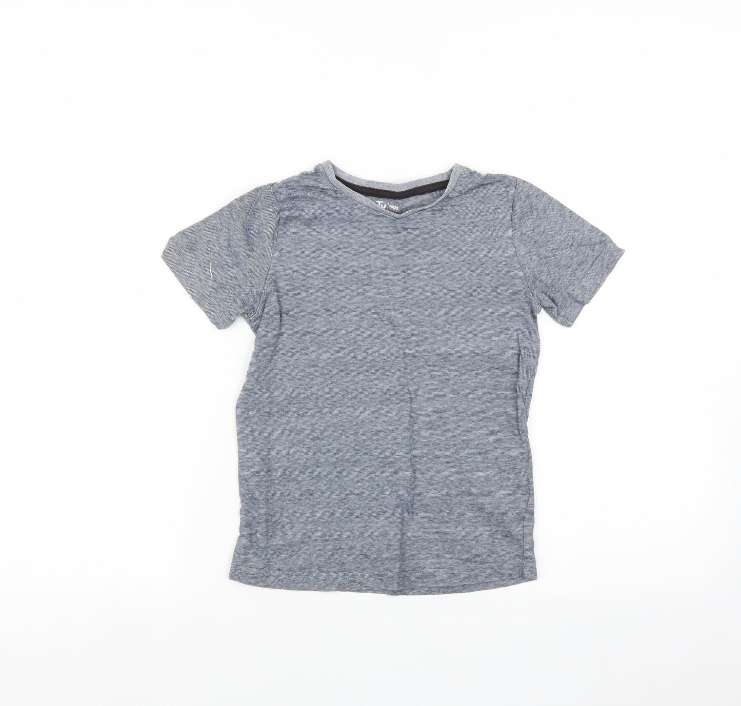 TU Boys Blue   Basic T-Shirt Size 7 Years
