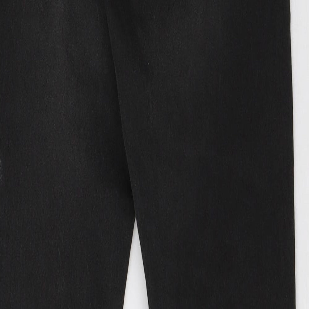 H&M Womens Black  Denim Skinny Jeans Size 25 L32 in