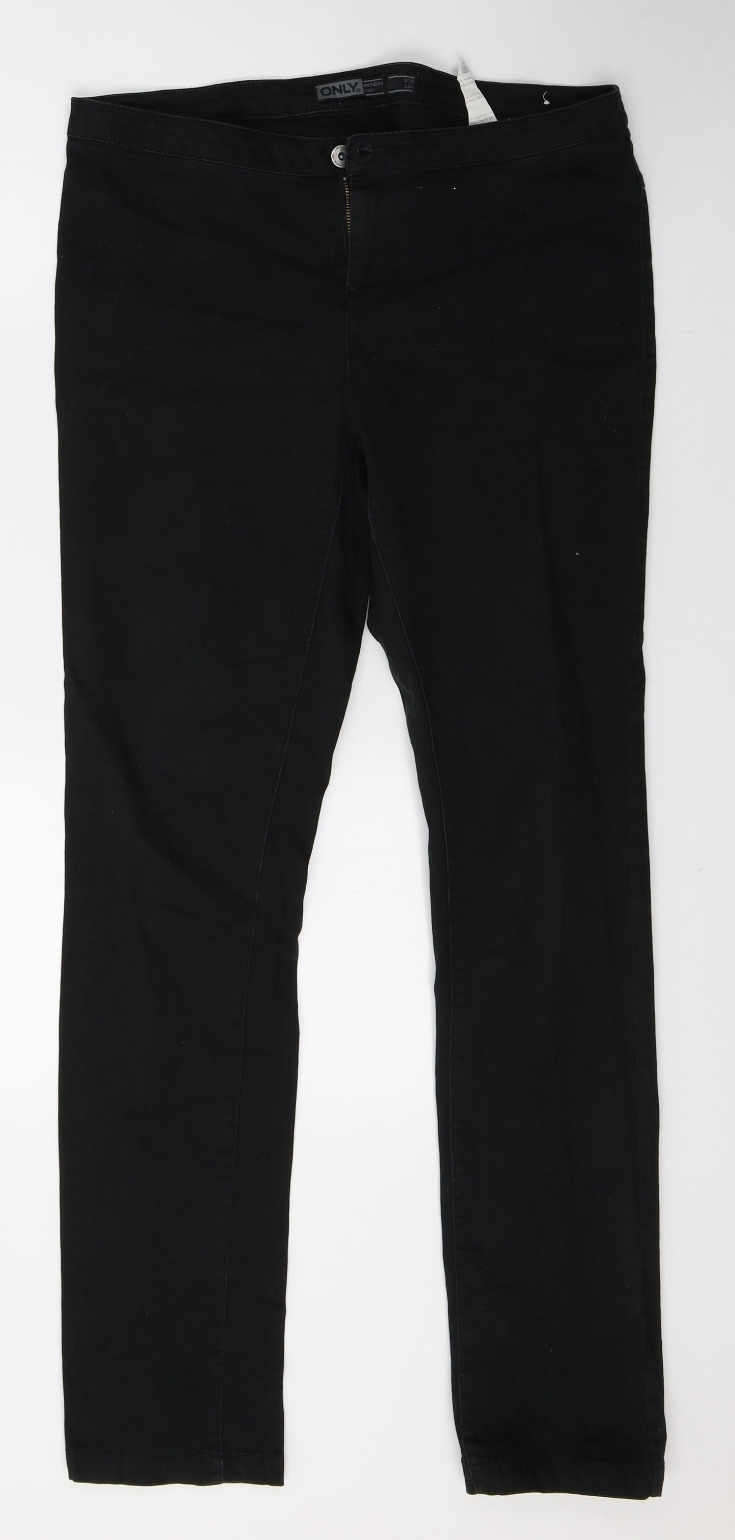 Only Womens Black   Trousers  Size 32 L31 in