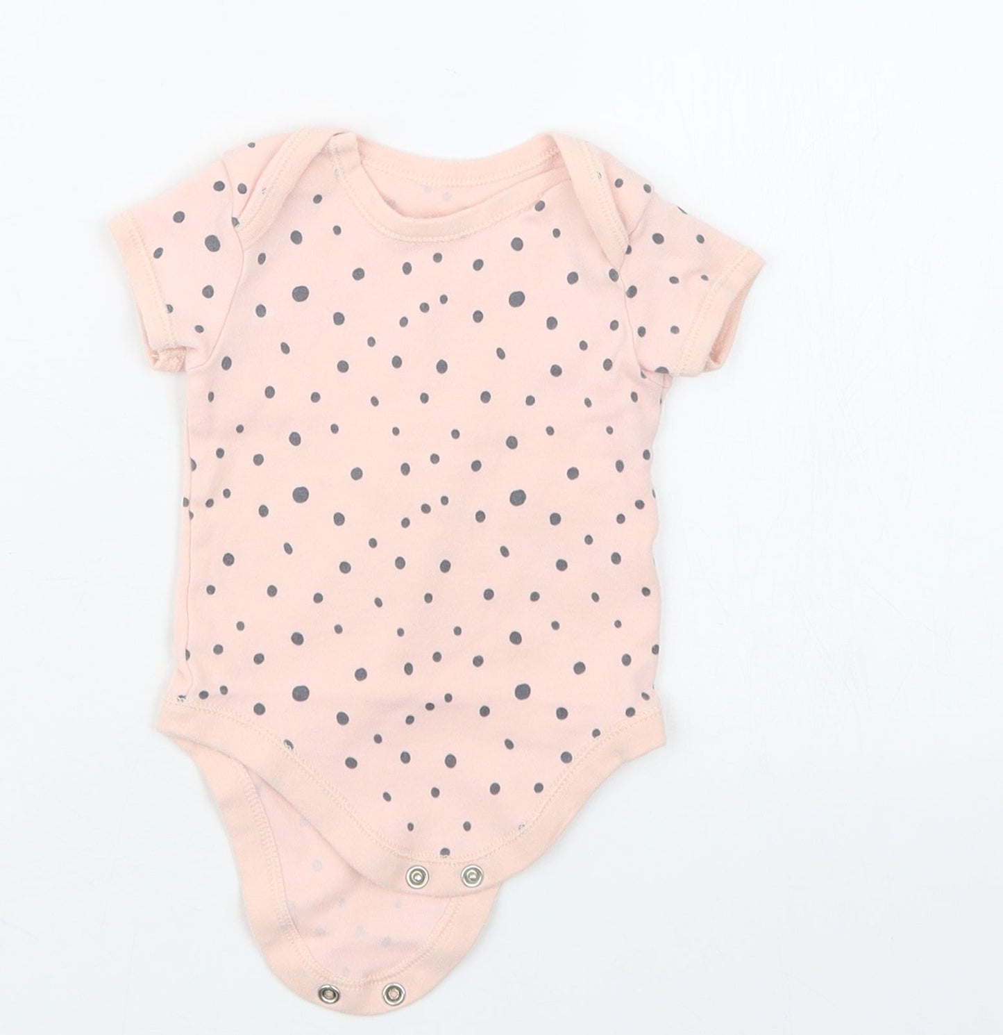 Matalan Girls Pink Geometric  Babygrow One-Piece Size 3-6 Months