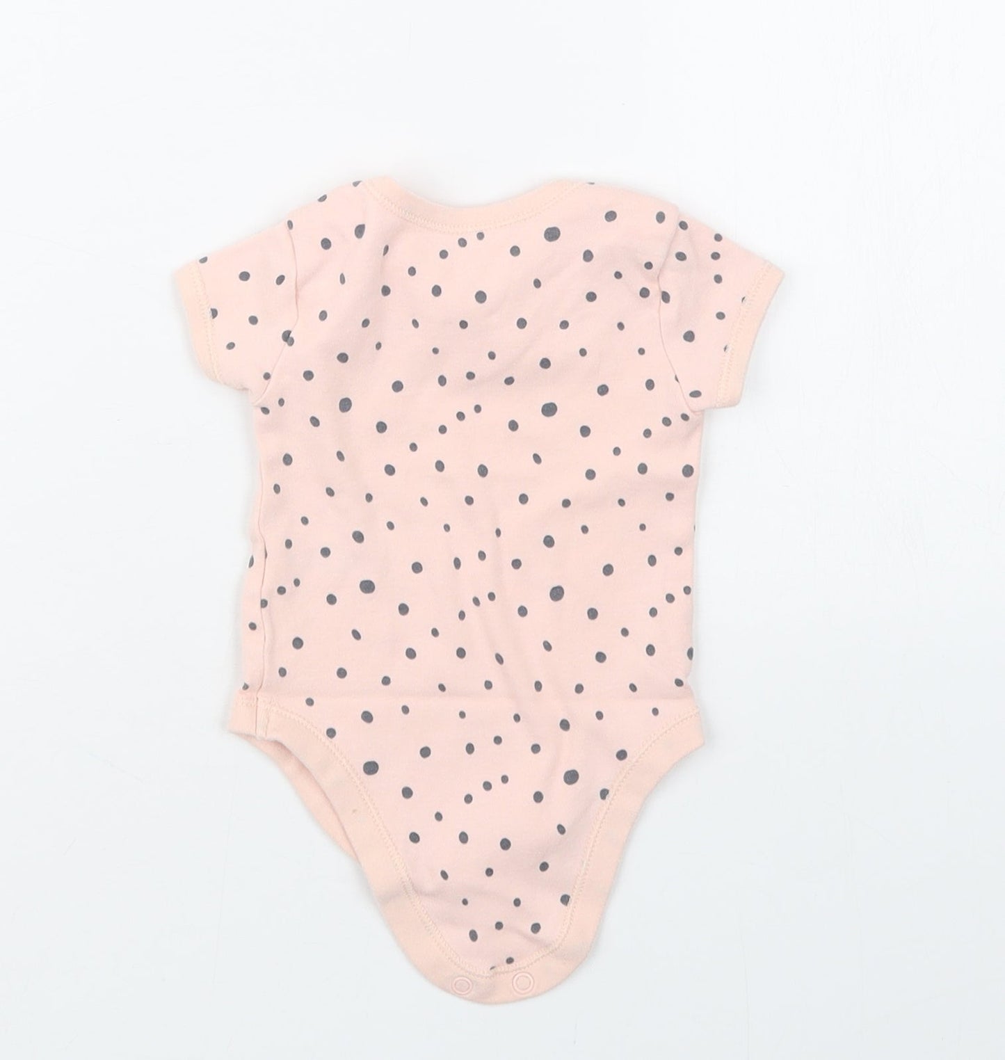 Matalan Girls Pink Geometric  Babygrow One-Piece Size 3-6 Months